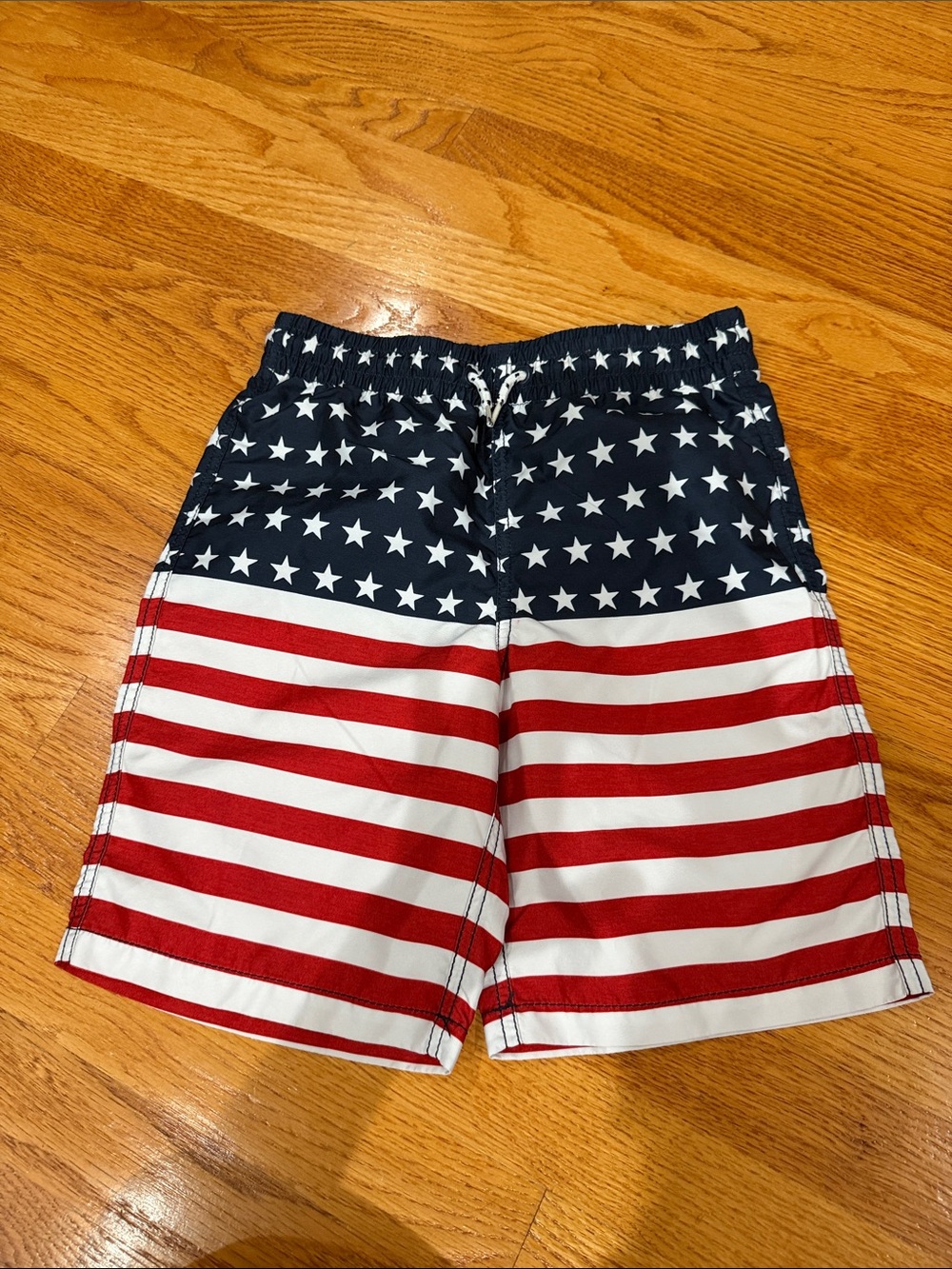 Old Navy Kids Swim Athletic Shorts - Navy, Red, White